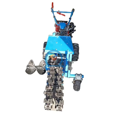 Hot Sell Small Chain Trencher Farmland Trenching Machine Petrol Engine Hand-held Trencher Machine Cutters