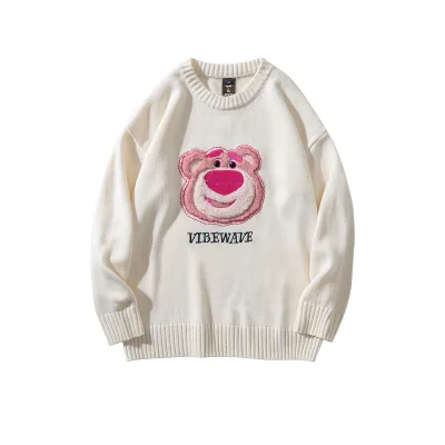 Knitwear Manufacturer Custom Winter Crew Neck Long Sleeved Knit Women's Sweater