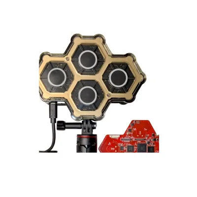 Chipboard Crowdsupply Quadrf 4x4 Mimo Sdr Tile for Spatial Rf Imaging & Beamforming, Scalable Phased Array Rf Vision System