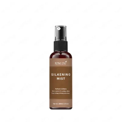 Custom logo Hair Strengthening Hair Spray Silkening Mist for Shiny Silky Hair