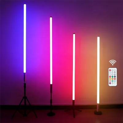 TL-130 Rechargeable RGB LED Tube with Remote Control IP54 Rated CRI90 Dimmable 120cm ROHS Certified for Mall & Bar Decoration