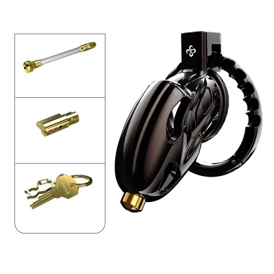 Outlaw Adjustable Size Cock Ring Chastity Adult Men's Metal Sex Toys Urethral Sounding Chastity Device