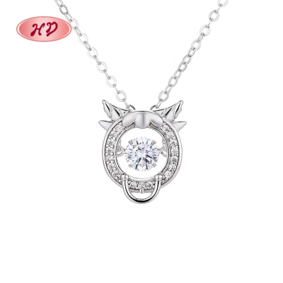 Filled Jewelry Circular Carving Aaa Cubic Zirconia Fine Jewelry Moissanite Fashion Jewelry Pendants Charms