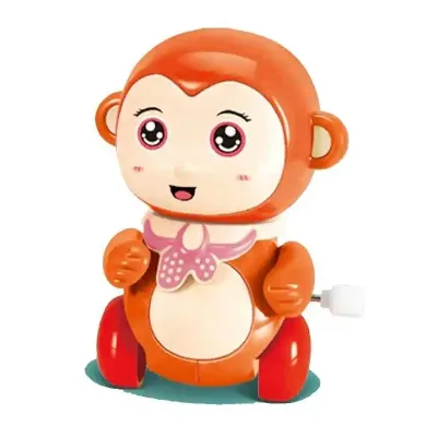 Children's Wind-up Chain Running Cartoon Monkey Mini Kindergarten Gifts Cross-border Manufacturers Wholesale Educational Toys