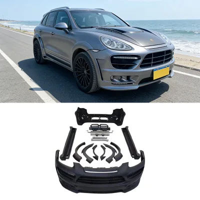 For Porsche Cayenne 9Y0 958.2 2017-2022 FRP Body Kit Front Bumper Side Skirt Wheel Arch Car Auto Parts