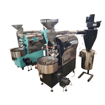 Commercial Drum Coffee Bean Roaster 1kg 2kg 5kg 10kg Capacity Electric/Gas Roaster for Cafe & Small Business