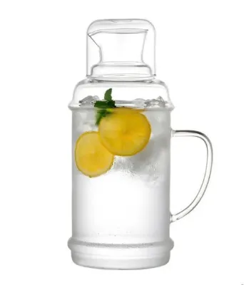 Handmade Nice-Looking Borosilicate Glass Carafe with Big Volume