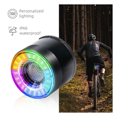 Radiant 600mAh Rechargeable Night Riding Turn Signal Rear LED Light IP66 Seatpost Mounting Drop-resistance Bike Tail Light