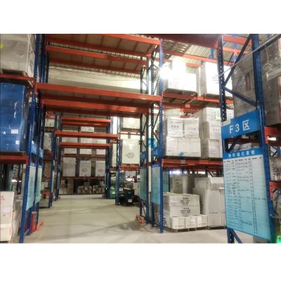 Large Load Bearing Beam Pallet Racking Powder Coating Anti Corrosion Multi Layer Adjustable Industrial Metal Storage Frame