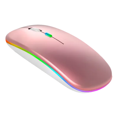 Silent Click Mouse Wireless Mouse Rechargeable Mouse Inalambrico bluetooth 2.4G Wireless Mini Mouse Rgb Mouse