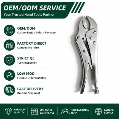 High Carbon Steel Curved Jaw Locking Pliers Multifunctional Vise Grip Clamp Hand Tools OEM Factory Supply Wholesale OEM