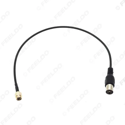 Auto 29cm Auto Connector SMA Male to IEC DVB-T TV PAL Female Plug Adapter RG174 Cable Jumper Pigtail Wire