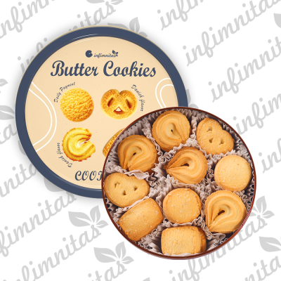 Traditional Healthy Snack Foods French Cookies Fancy Danish Butter Cookies