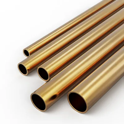 ASTM B280 C2680 Brass Tube / Seamless Copper-Zinc Alloy Pipe for Water Heater & HVAC Systems