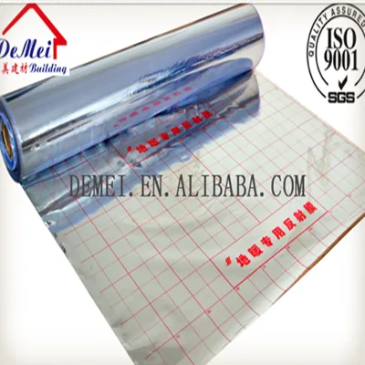 Demei Reflective Silver Mylar Printed Aluminum Foil Composite Film Glossy Surface Food Grade Floor Heating Insulation Film