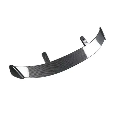 Quality Assurance Auto Parts Universal Rear Wing Glossy Black ABS Carbon Fiber Rear Lip Wing Spoiler for Hatchback SUV Car
