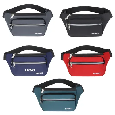 Unisex Sports Crossbody Chest Bag, Multi-Function Phone Waist Pack for Fitness, Travel, and Outdoor Activities