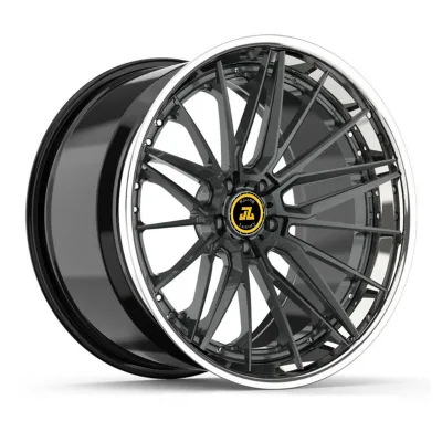 Jiangzaocustom  Forged Polished 3-piece Wheel 5X112 20 22 Inch Aluminum Alloy Racing Car Wheels