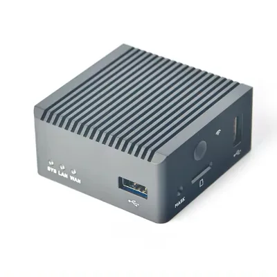NanoPi R2S Plus Mini Development Board RK3328 Dual Gigabit Ethernet Ports 32GBeMMC Supports M.2WiF