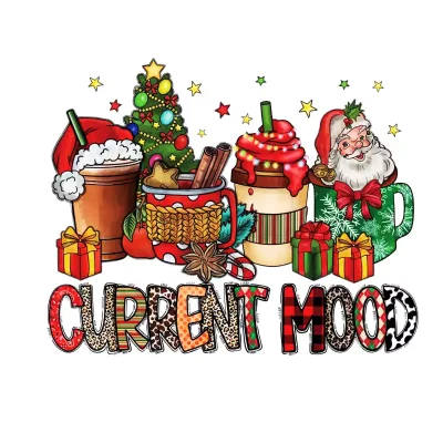 Cheap Price Christmas Screen Print Transfers Dtf Transfers Designs Ready to Press