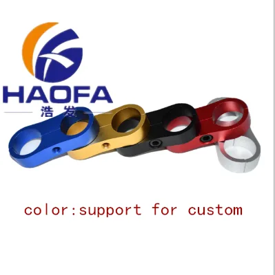 Universal Billet Aluminum Hose Separator Clamp AN4 AN6 AN8 AN10 AN12 Auto Fuel Line Bracket Holder