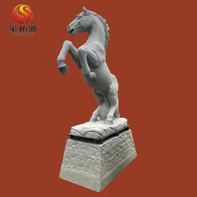 Factory Wholesale Custom Granite Life Size Horse Sculpture Stone Large Outdoor Horse Statue Home Decor for Garden