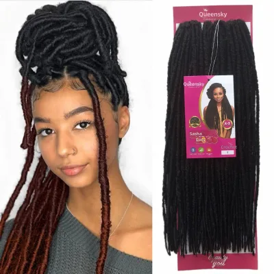 2026 New Model 288g SASHA LOCS Low Temperature Fiber Crochet Hair Extensions 22 Inches 3 Pieces Set Factory Wholesale