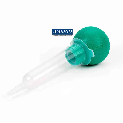 Amsino Medical Bulb Syringe High Quality Disposable Syringe or Bulb Type Irrigation Syringe