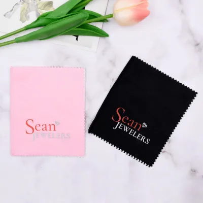 Microfiber Four Layer Jewelry Polishing Cloth Custom Cleaning Cloth Jewelry Cleaning Double Layers With Polishing Effect