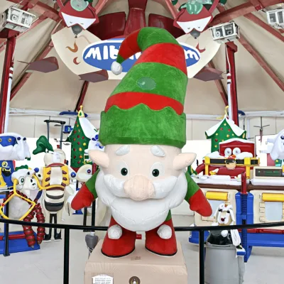Efun Inflatable Mascot Costume Custom Adult Unisex OEM Carnival MOQ Santa Claus Costume Christmas Party Promotion