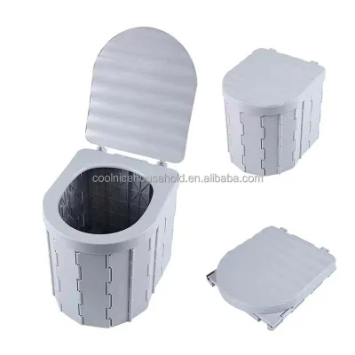 Top Seller Foldable Mini Outside Mobile Plastic Camping Toilets Travel Toilet Waterproof Porta Potty