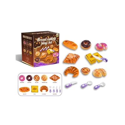 Simulation Bread Play Set Kitchen Toy Set Food Cutting Toys