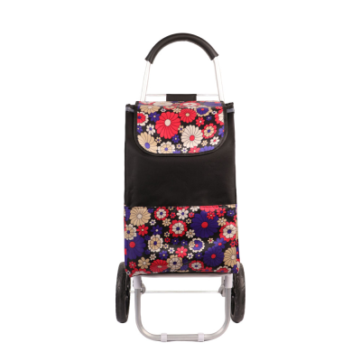 Portable Grocery Shopping Folding Handy Shopping Cart Attach Wheels