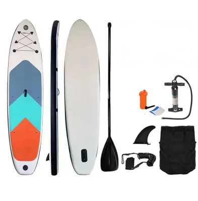 Three-Color Splicing Inflatable Paddle Board Anti-Slip Sports Printed Vertical Water Accessories Surfing Tools Accessories