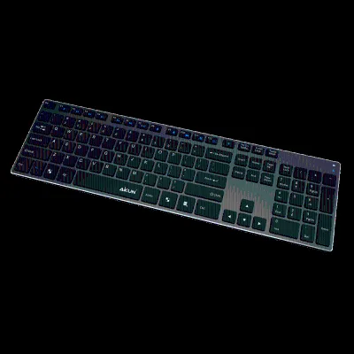 KB8100 Slim Keyboard Full Aluminium Alloy Keyboard Compatible with WIN - Android - IOS