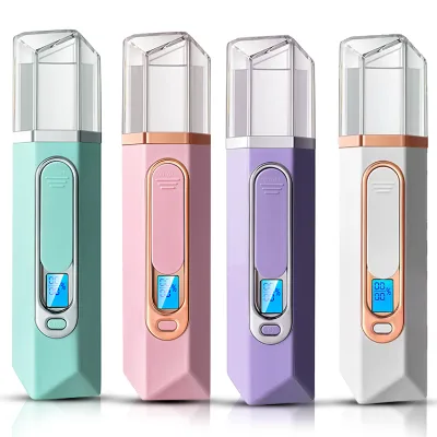 Portable Nano Facial Spray USB Rechargeable Deep Moisturizing Skin Tester for Car & Household Use 30ml Water Tank