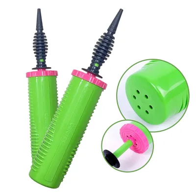 Manual Metallic Plastic Balloons Pump with Enlarged Air Holes Large Intake Design Durable Eco-Friendly for Graduation Halloween