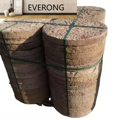 Round Chinese Antique Mill Stone Used Reclaimed Granite Old Millstone for Garden Decoration