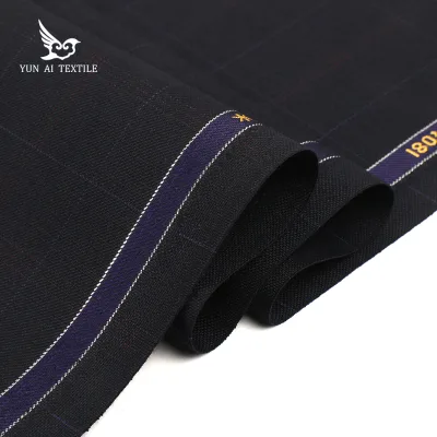 Official Fashion Suits with Superfine Wool Fabric Anti Static Fancy Worsted Suiting blazer Fabrics Wool Cashmere