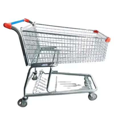 Wholesale 4 Inch Pu Caster Convenience Store Supermarket Grocery Shopping Cart Trolley