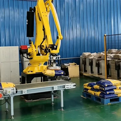 Automatic Depalletizing Robot, Full Automatic Depalletize Manipulator Depalletizing and Unpacking System for Ammonium Sulfate