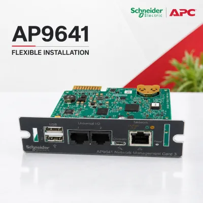 APC AP9641 On-line UPS Management Adapter with Network 3 and Environmental Monitoring