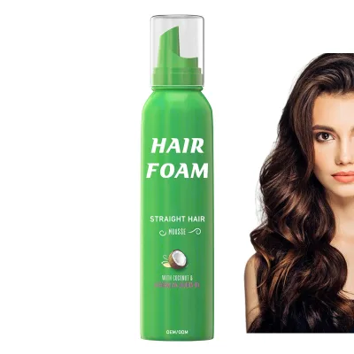 Custom Design Party Styling Mousse Ultra-Hold Foam Hair Matte Finish Coconut Oil Foaming Hair Mousse