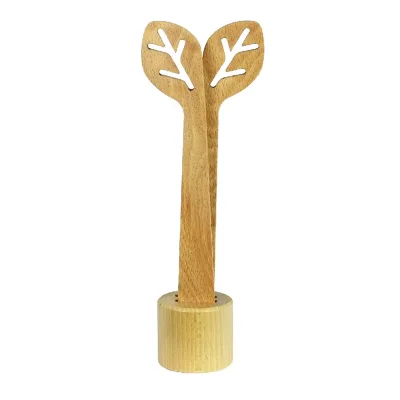 2025 Gorgeous Wooden Salad Servers Set Beech Wood Classic Hand Carved Wood Serving Set