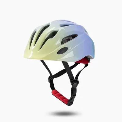 Lightweight Sports Safety Helmet with Colorful Gradient