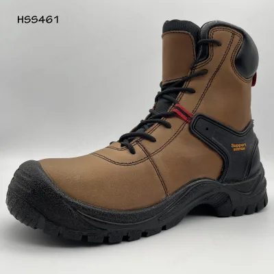 LXG,hot Selling Middle-cut Outdoor Hiking Boots with Supporting System Lace-up Work Safety Shoes for Sale HSS461