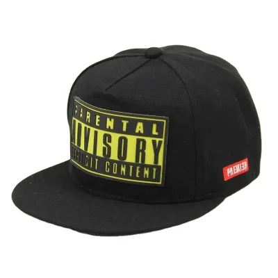 Custom Raiser Rubber Logo Snapback Cap and Baseball Hat