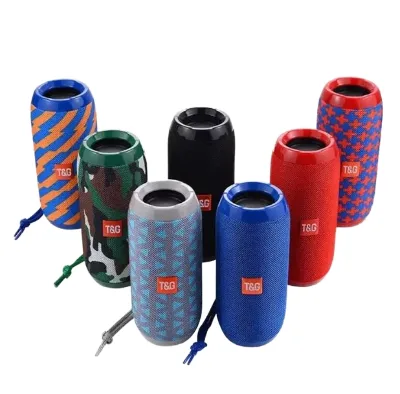 Portable Waterproof Fabric Wireless Speaker Mini Outdoor Subwoofer Surround Sound for Bathroom Travel Home