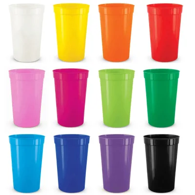 Cheap Price Custom Logo Football Competitions Use Plastic Cups Durable Eco Friendly 8oz 12oz 16oz 24oz 32oz Stadium Cup