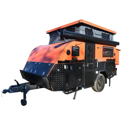 2022 New Ecocamper Off Road Hybrid Caravan With Pop Top Tent and Solar Panels